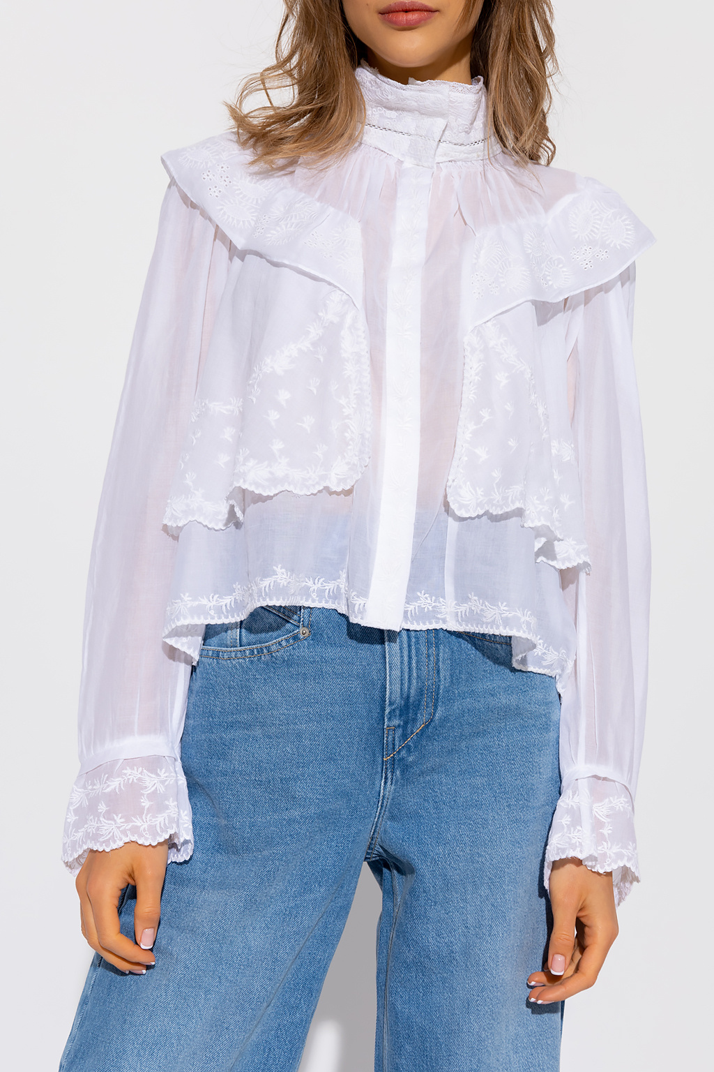 Lelmon' embroidered shirt Isabel Marant Étoile